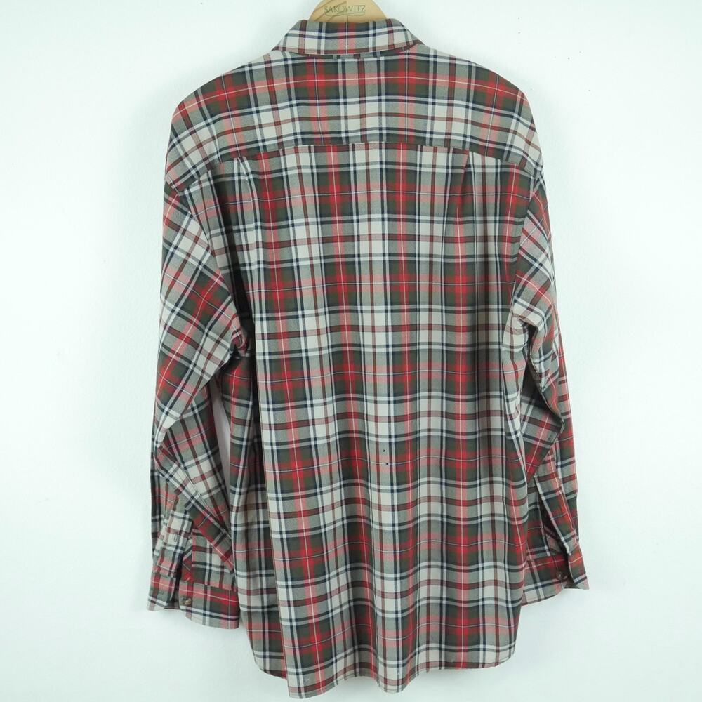 Pendleton Large Button Down Shirt Wool Plaid Heri… - image 8